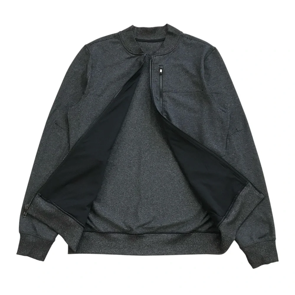 Lululemon Athletica Gray Bomber Jacket - Picture 1 of 3